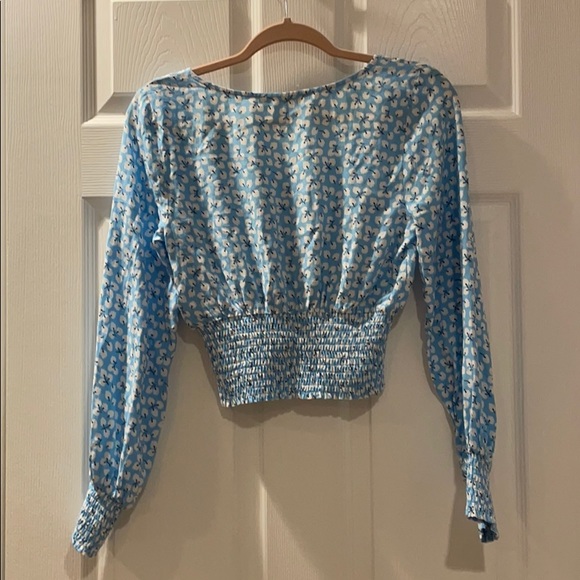 Abercrombie Smocked Waist Top - Picture 4 of 5